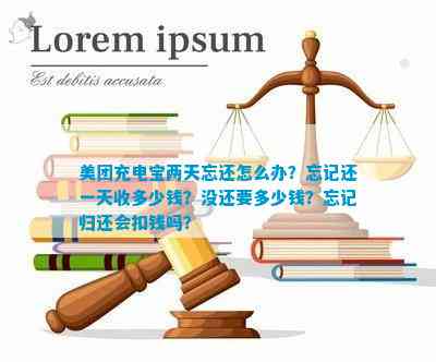 pg电子模拟器试玩游戏美团充电宝两天忘还怎么办？忘记还一天收多少钱？没还要多少钱(图1)